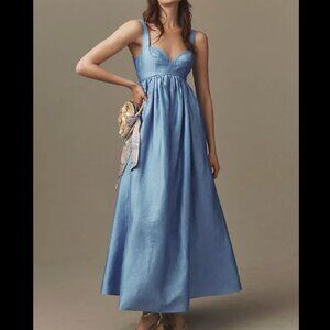 Acler Sandgate Sleeveless A-Line Midi Dress